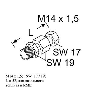 65063C    M14x1,5 / 